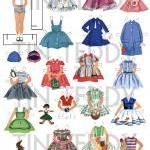  1950s Dress-Up Paper Dolls..