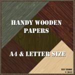 Wooden Digital Papers - 12 ..