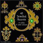 Jewelled Accents - 40 Ornat..