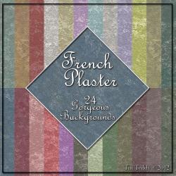 French Plaster Digital Paper - 24 Shabby Style Backgrounds for Scrapbooking, Birthday Card Making & More