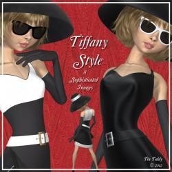 Tiffany Style Digital Clip Art  - 8 Clipart Images for Scrapbooking, Birthday Card Making and More